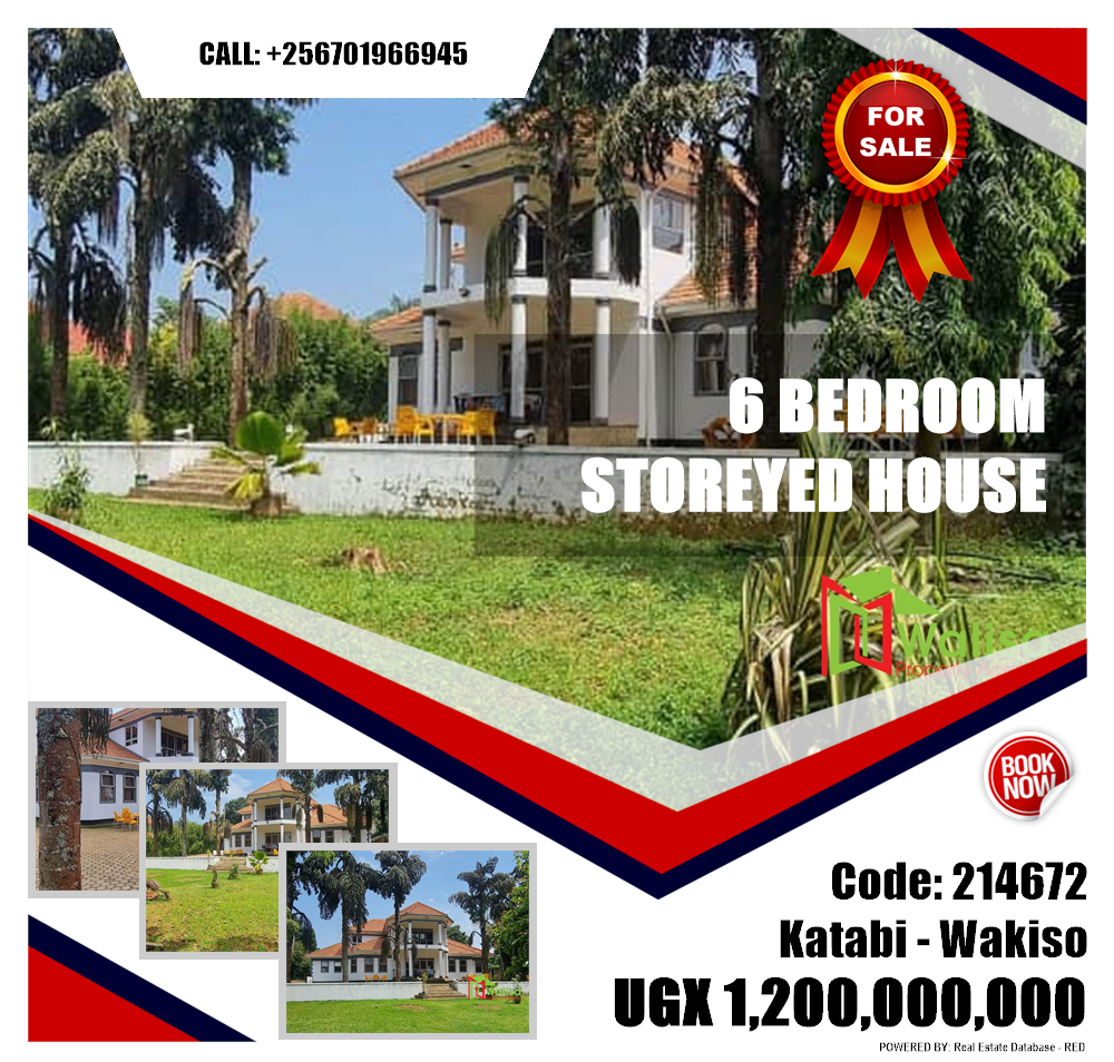 6 bedroom Storeyed house  for sale in Katabi Wakiso Uganda, code: 214672