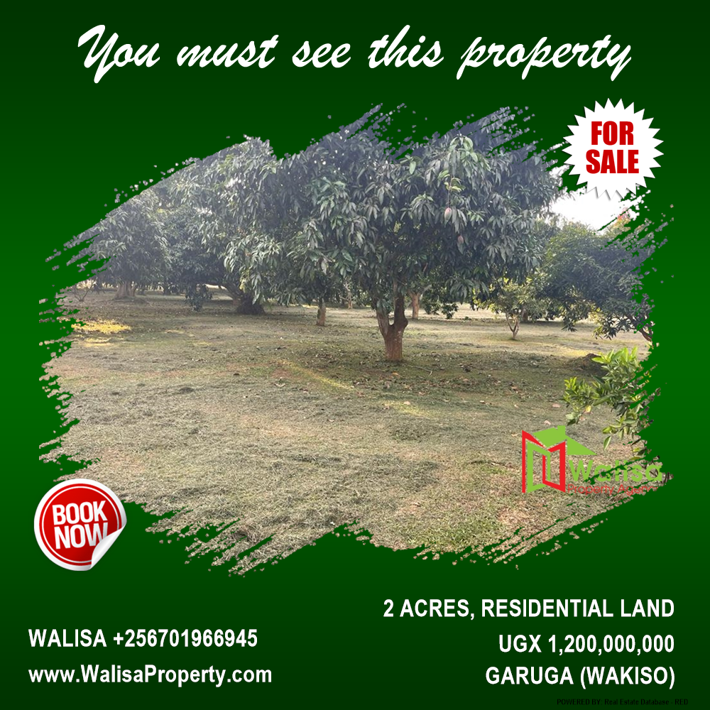 Residential Land  for sale in Garuga Wakiso Uganda, code: 214706