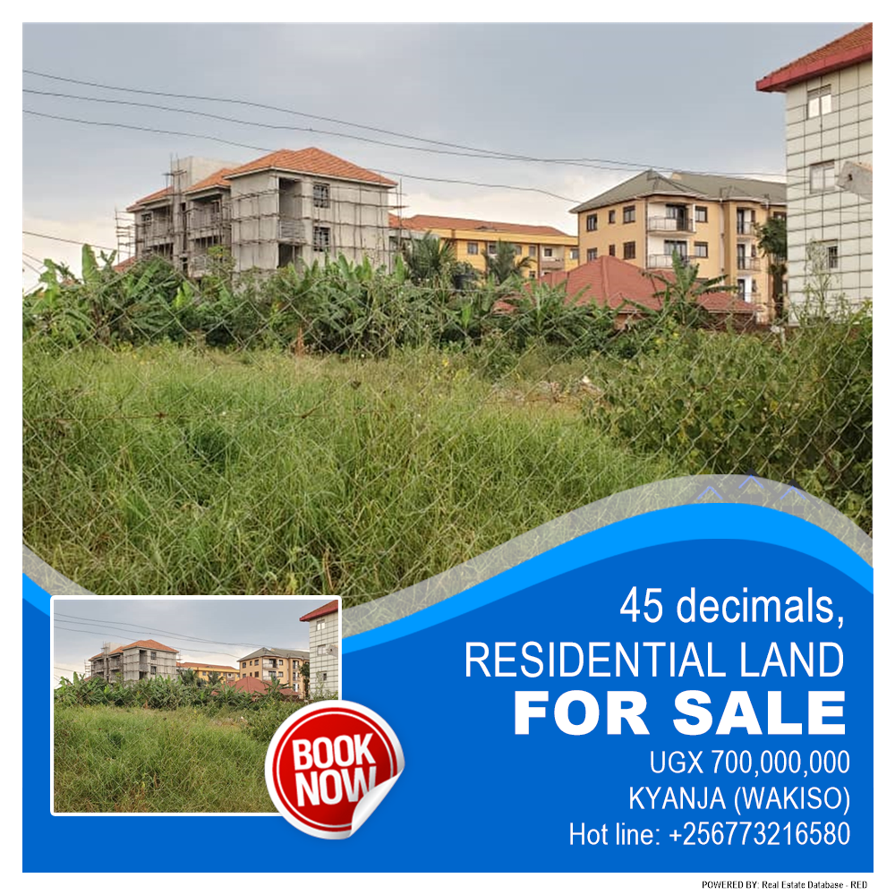 Residential Land  for sale in Kyanja Wakiso Uganda, code: 214767