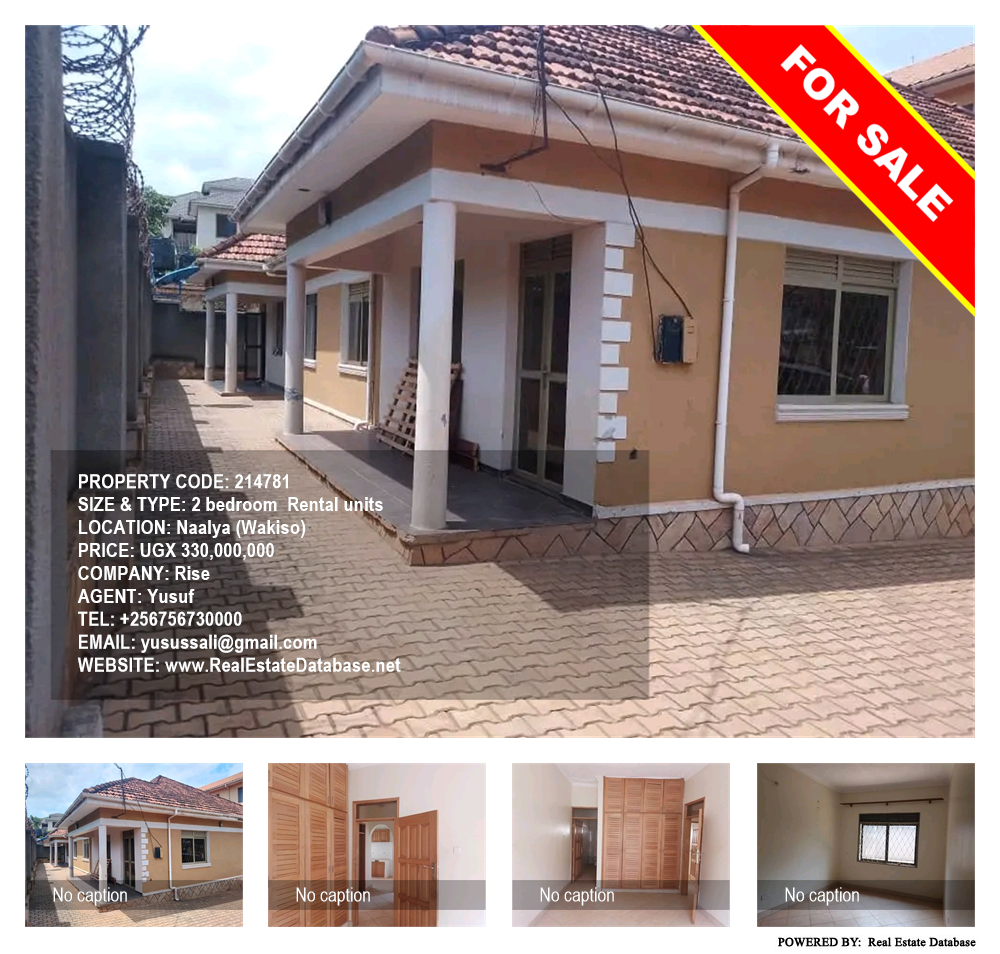 2 bedroom Rental units  for sale in Naalya Wakiso Uganda, code: 214781