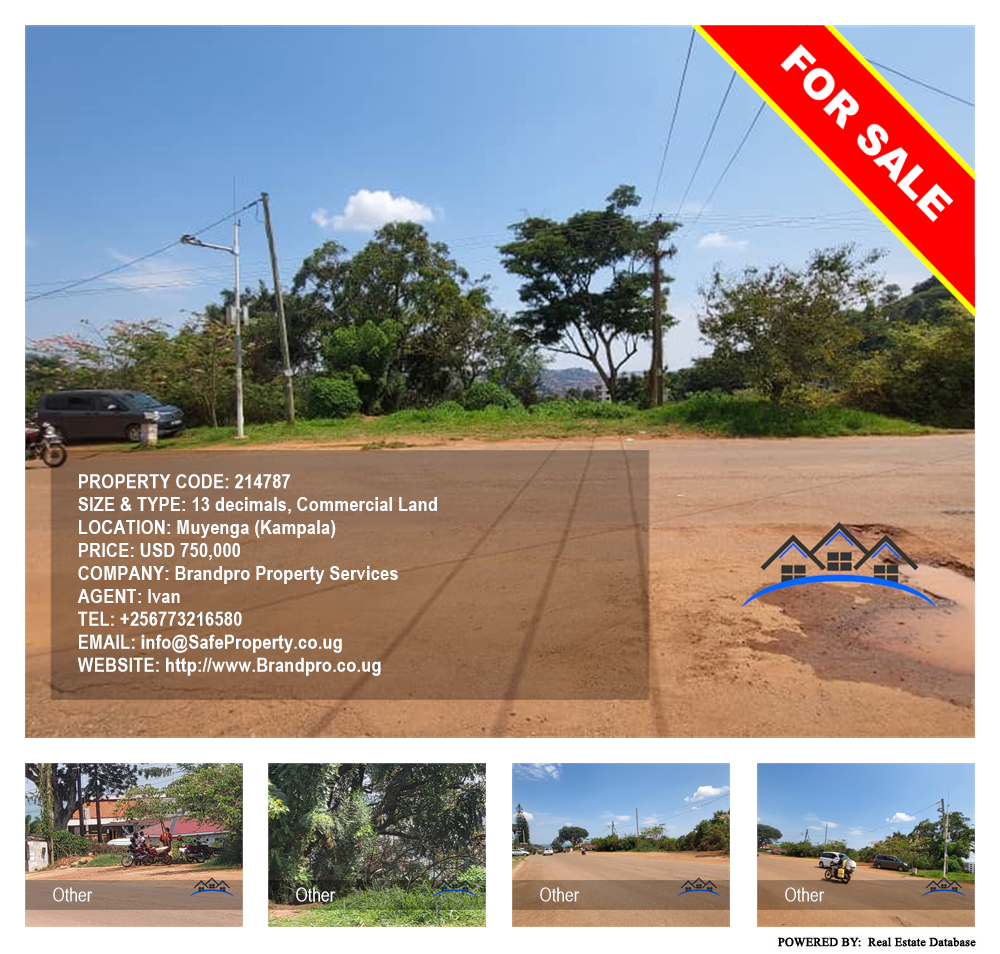 Commercial Land  for sale in Muyenga Kampala Uganda, code: 214787