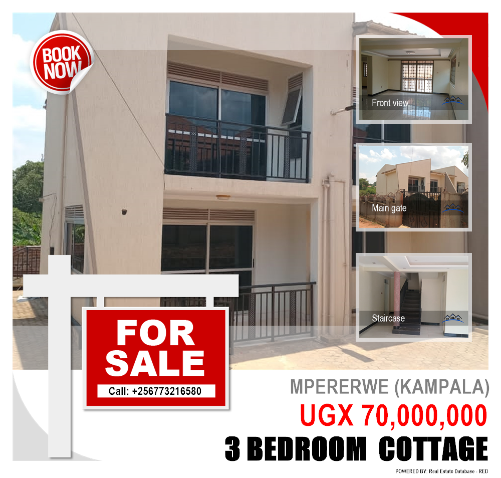 3 bedroom Cottage  for sale in Mpererwe Kampala Uganda, code: 214825