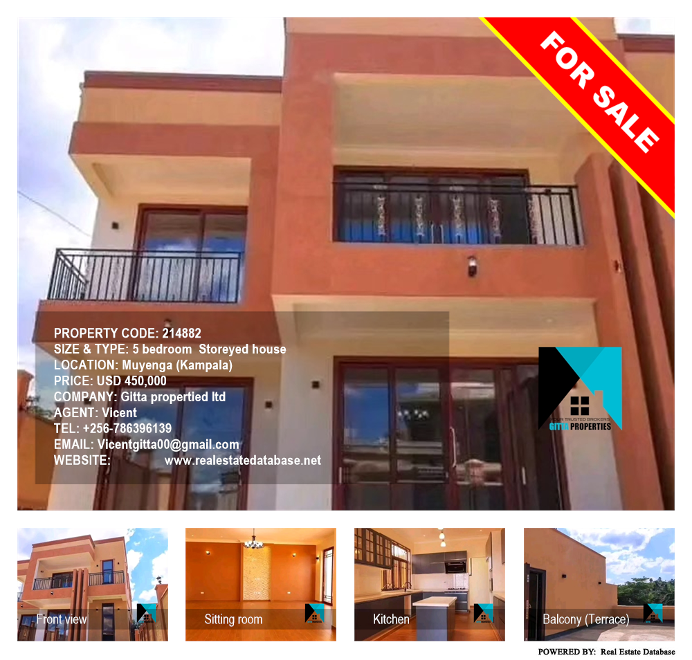 5 bedroom Storeyed house  for sale in Muyenga Kampala Uganda, code: 214882