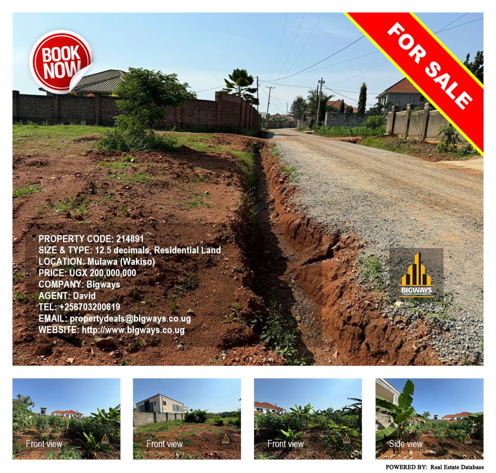 Residential Land  for sale in Mulawa Wakiso Uganda, code: 214891