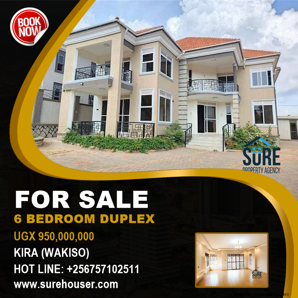 6 bedroom Duplex  for sale in Kira Wakiso Uganda, code: 214893