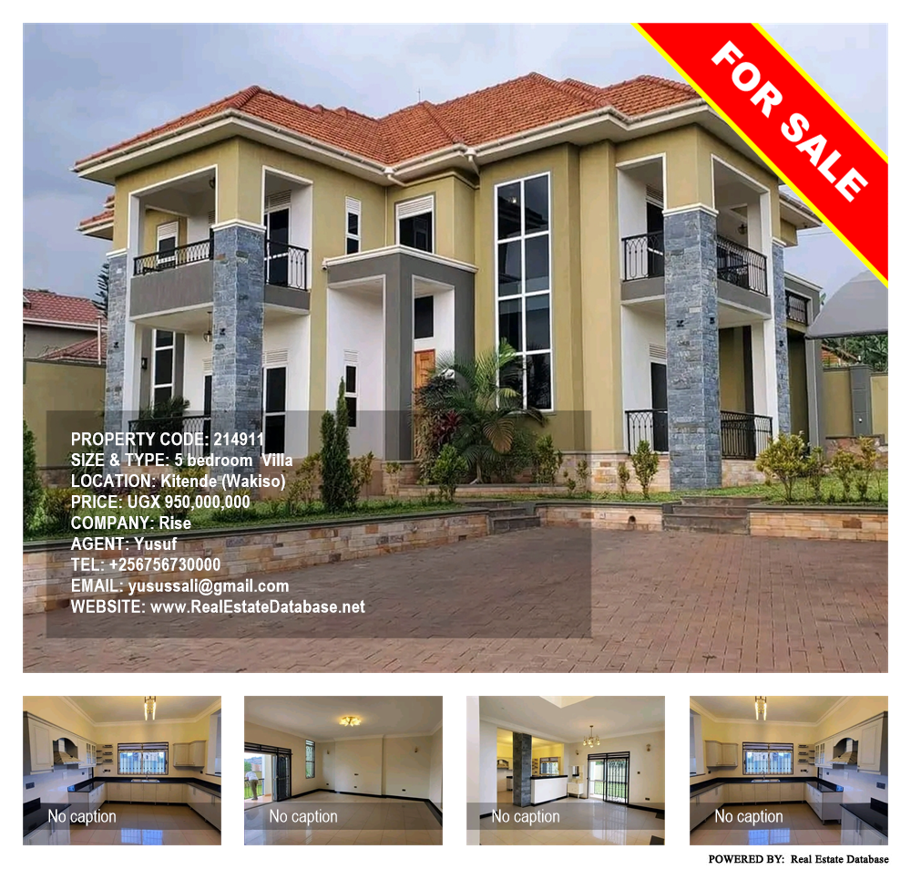 5 bedroom Villa  for sale in Kitende Wakiso Uganda, code: 214911