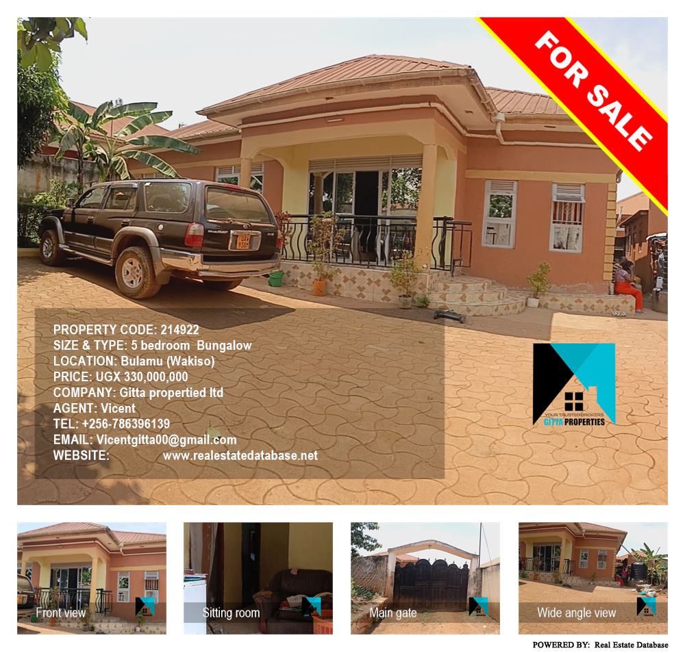 5 bedroom Bungalow  for sale in Bulamu Wakiso Uganda, code: 214922