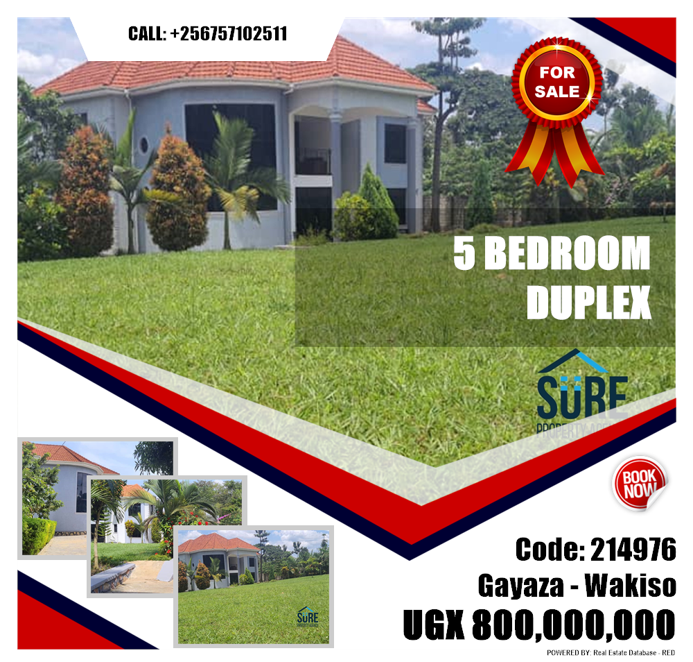 5 bedroom Duplex  for sale in Gayaza Wakiso Uganda, code: 214976