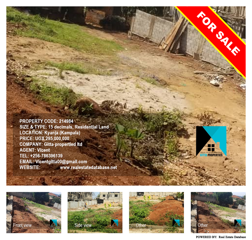 Residential Land  for sale in Kyanja Kampala Uganda, code: 214984