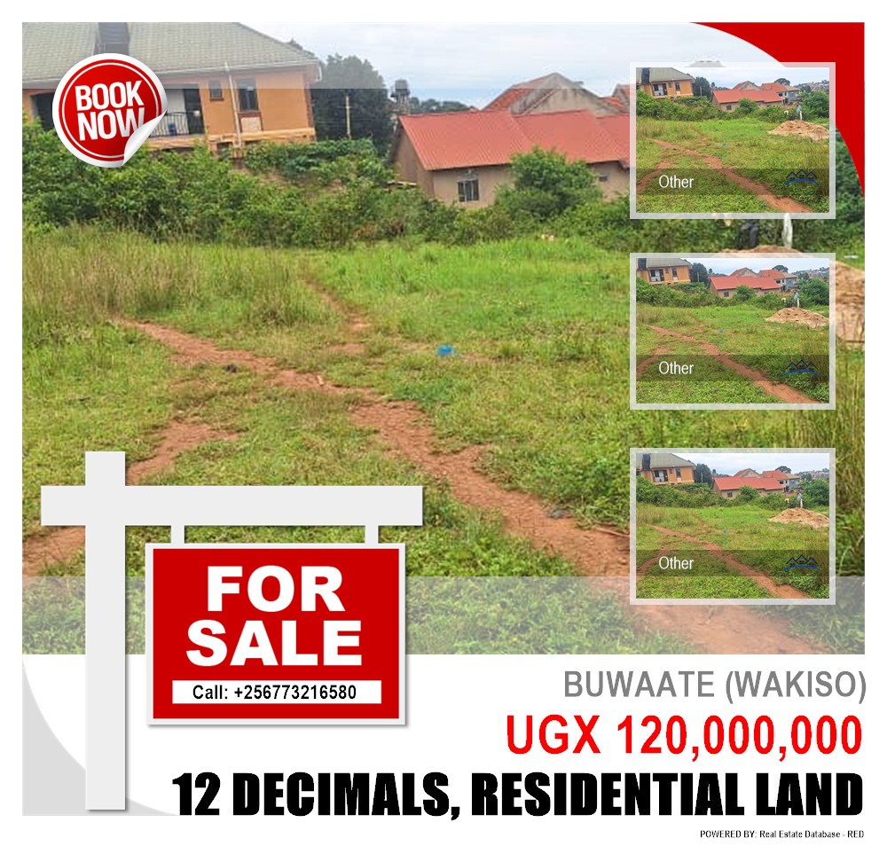 Residential Land  for sale in Buwaate Wakiso Uganda, code: 214995