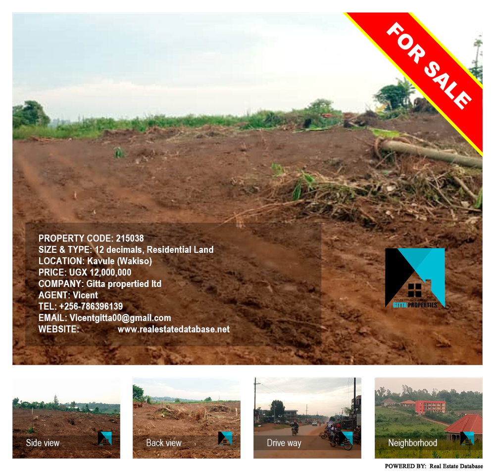 Residential Land  for sale in Kavule Wakiso Uganda, code: 215038