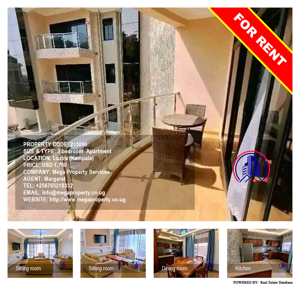 3 bedroom Apartment  for rent in Luzira Kampala Uganda, code: 215090