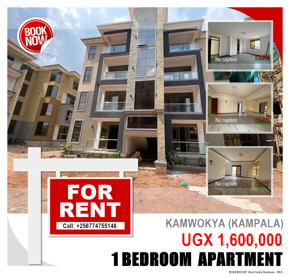 1 bedroom Apartment  for rent in Kamwokya Kampala Uganda, code: 215113