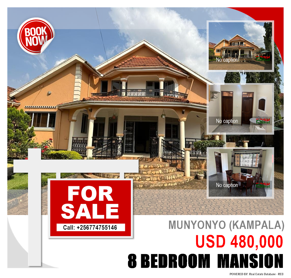 8 bedroom Mansion  for sale in Munyonyo Kampala Uganda, code: 215150