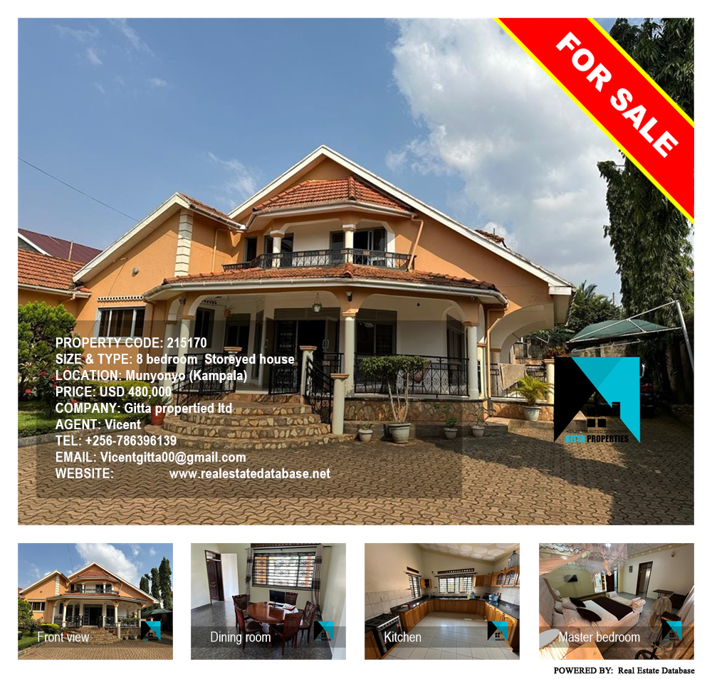 8 bedroom Storeyed house  for sale in Munyonyo Kampala Uganda, code: 215170