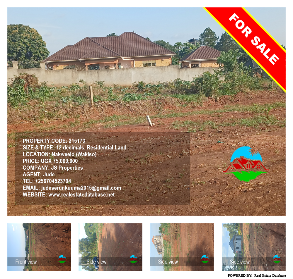 Residential Land  for sale in Nakweelo Wakiso Uganda, code: 215173