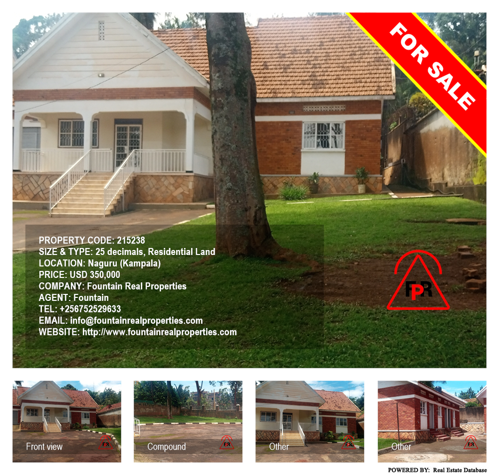 Residential Land  for sale in Naguru Kampala Uganda, code: 215238