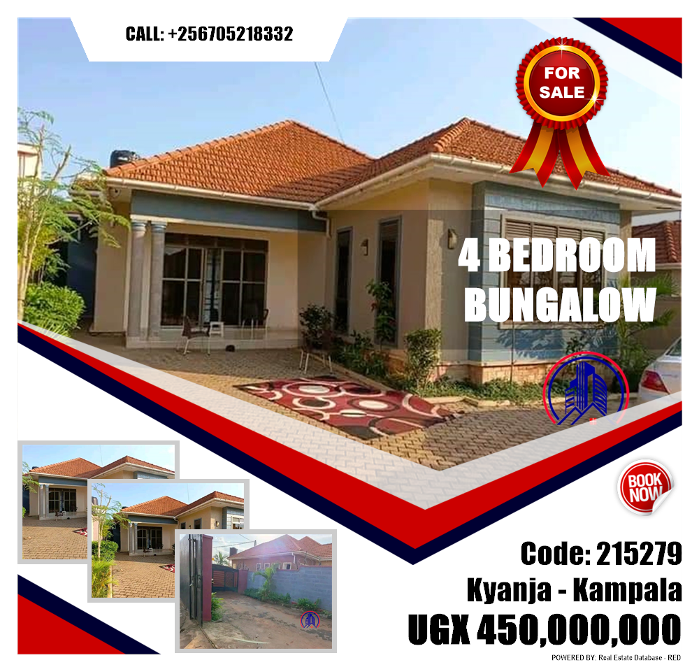 4 bedroom Bungalow  for sale in Kyanja Kampala Uganda, code: 215279