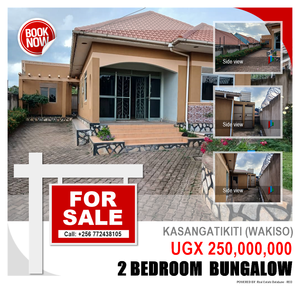 2 bedroom Bungalow  for sale in Kasangatikiti Wakiso Uganda, code: 215305