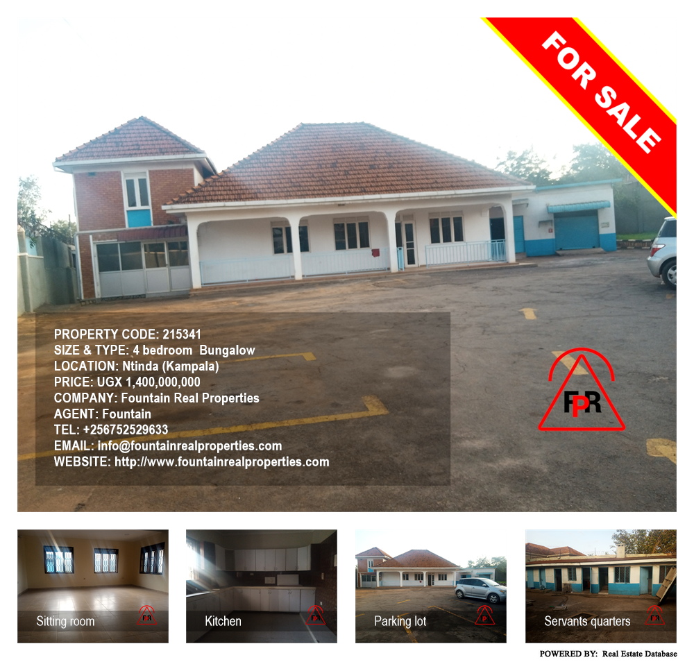 4 bedroom Bungalow  for sale in Ntinda Kampala Uganda, code: 215341