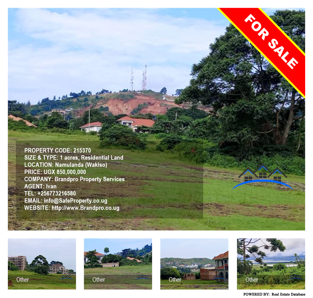 Residential Land  for sale in Namulanda Wakiso Uganda, code: 215370