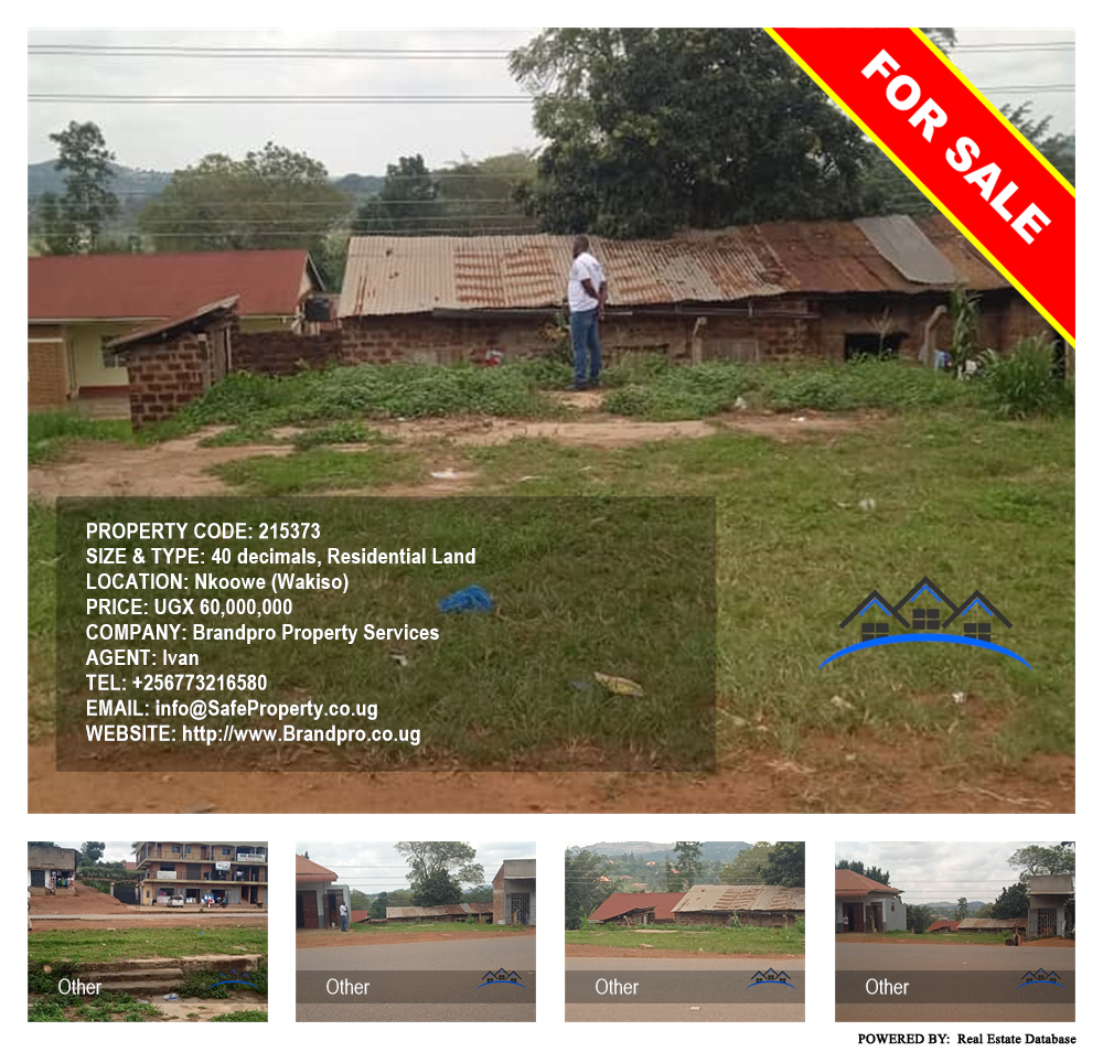 Residential Land  for sale in Nkoowe Wakiso Uganda, code: 215373