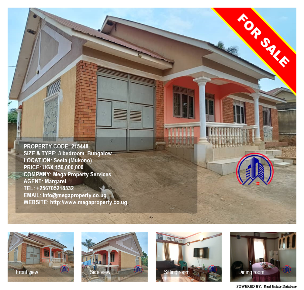 3 bedroom Bungalow  for sale in Seeta Mukono Uganda, code: 215448