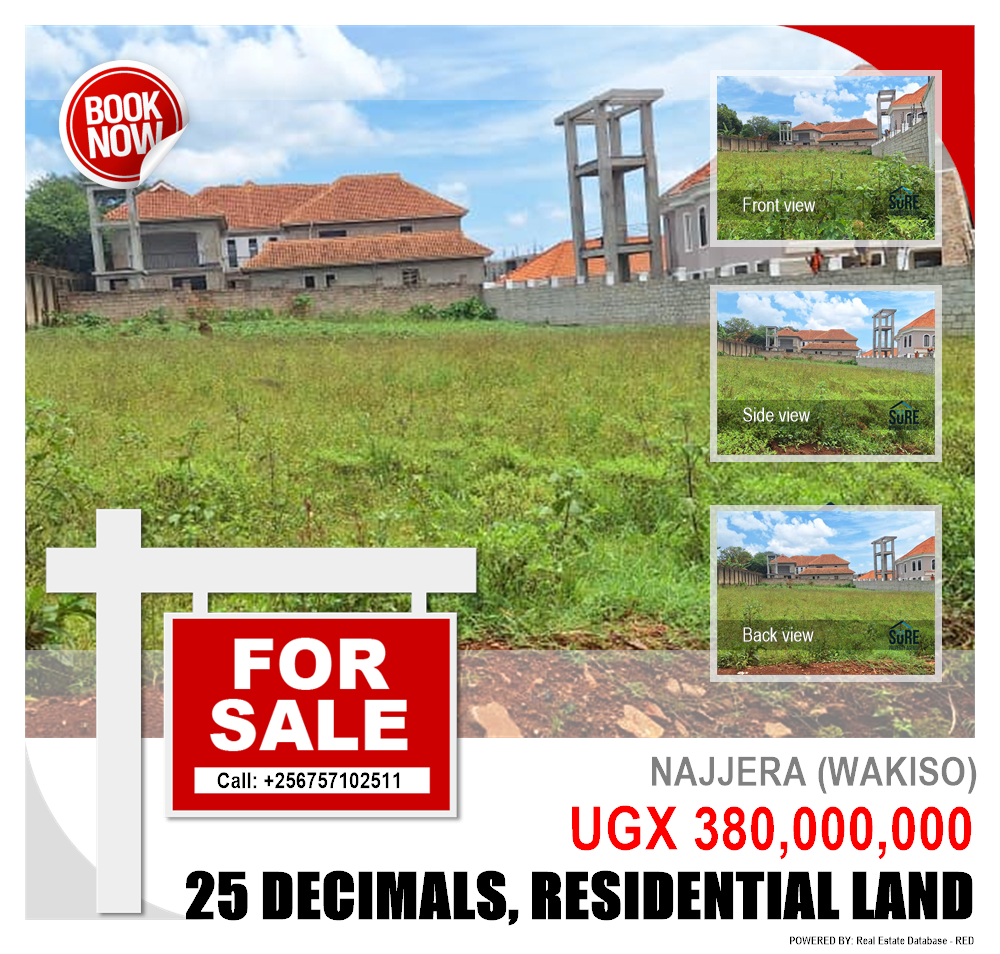 Residential Land  for sale in Najjera Wakiso Uganda, code: 215462