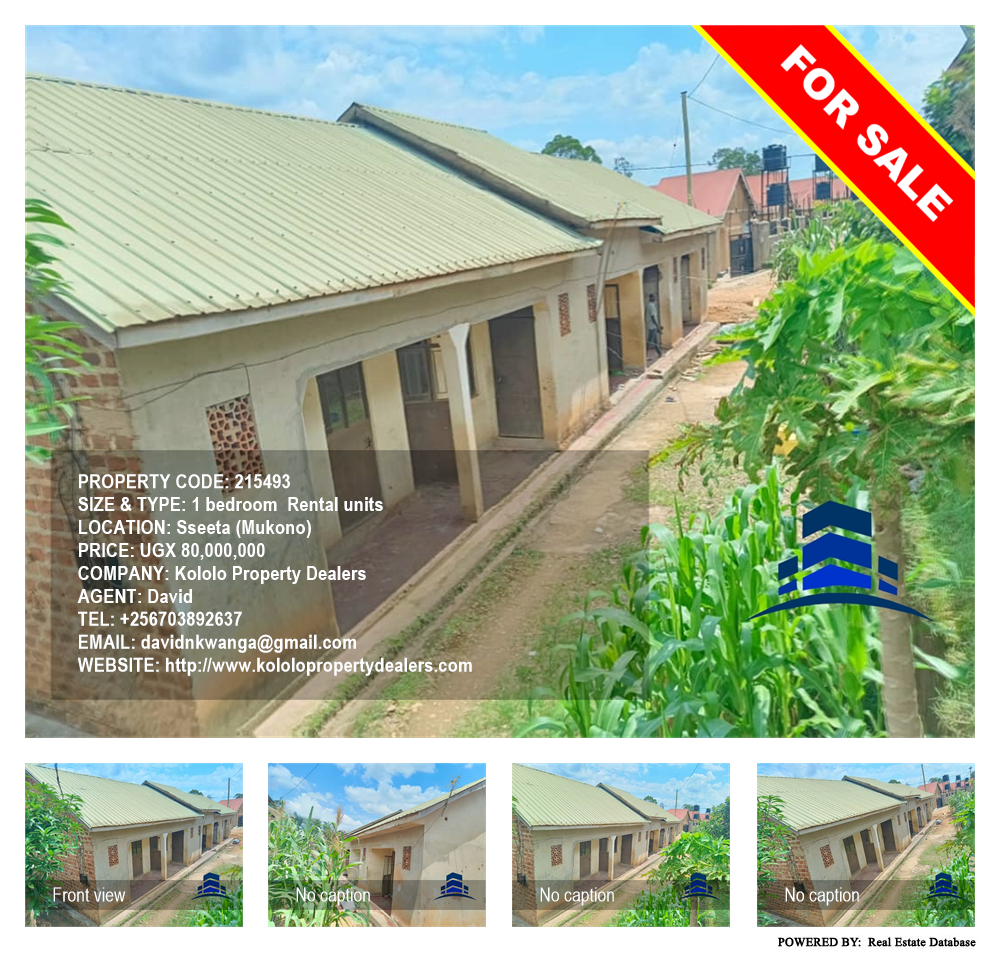 1 bedroom Rental units  for sale in Sseeta Mukono Uganda, code: 215493