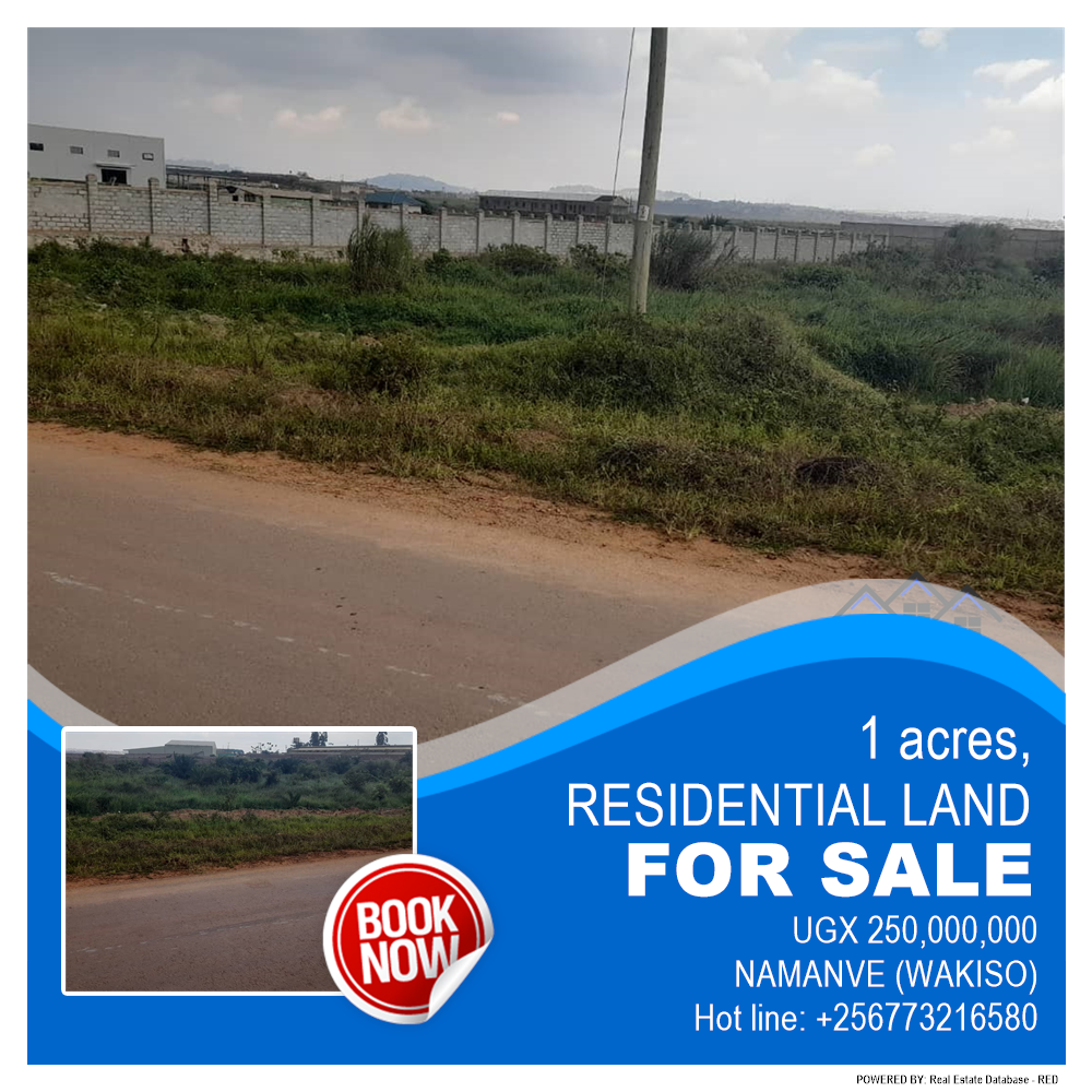 Residential Land  for sale in Namanve Wakiso Uganda, code: 215494