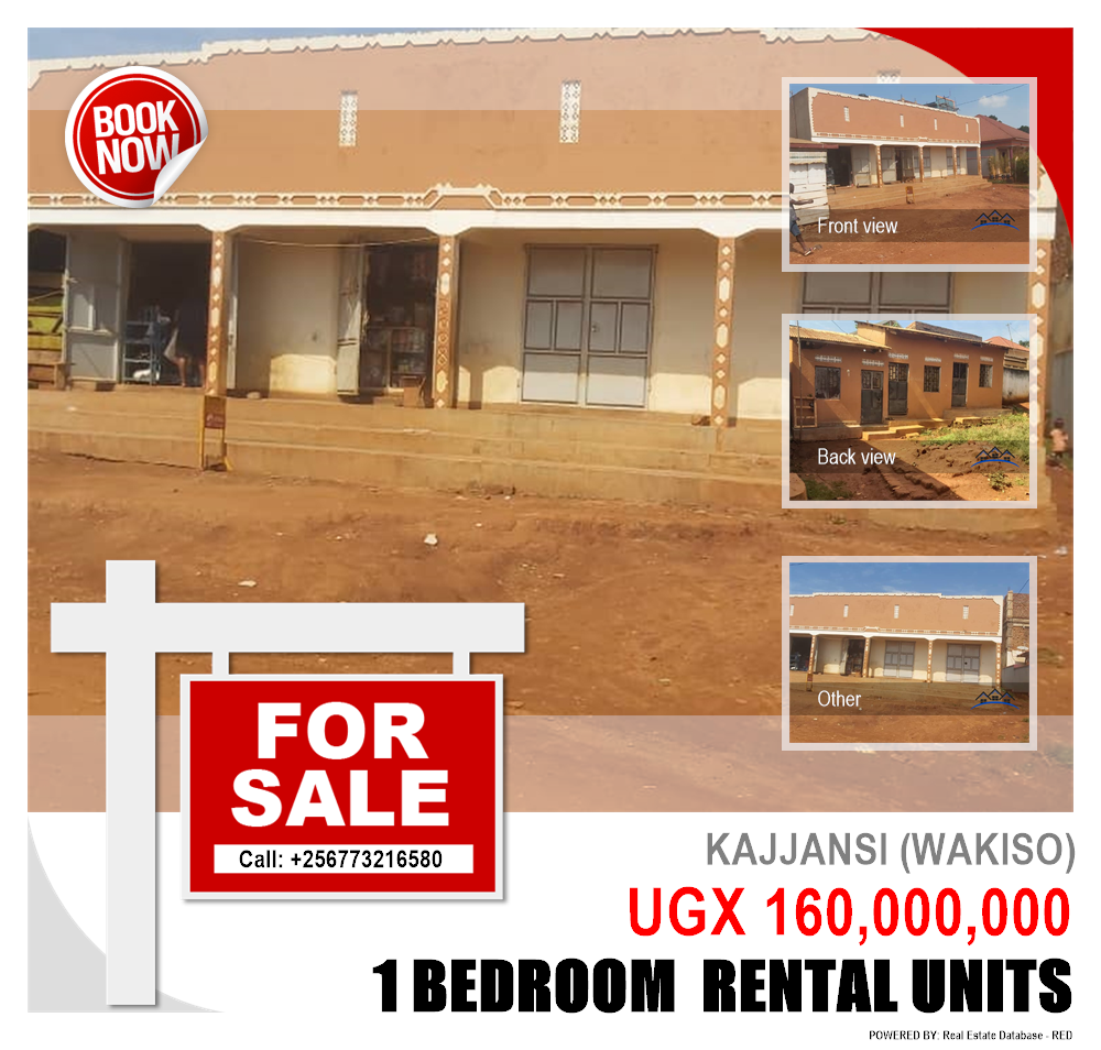 1 bedroom Rental units  for sale in Kajjansi Wakiso Uganda, code: 215495