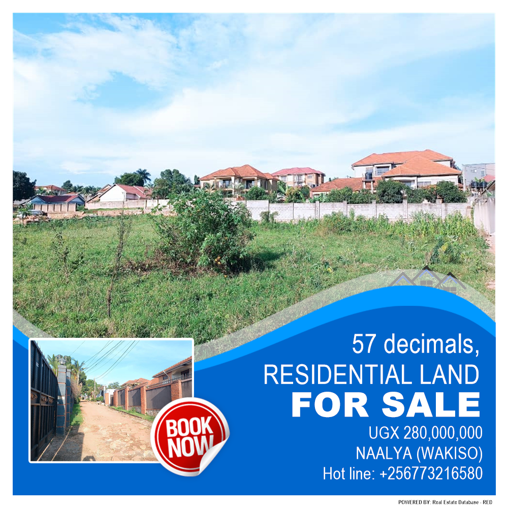 Residential Land  for sale in Naalya Wakiso Uganda, code: 215499