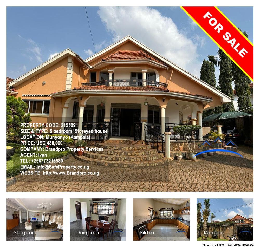 8 bedroom Storeyed house  for sale in Munyonyo Kampala Uganda, code: 215509