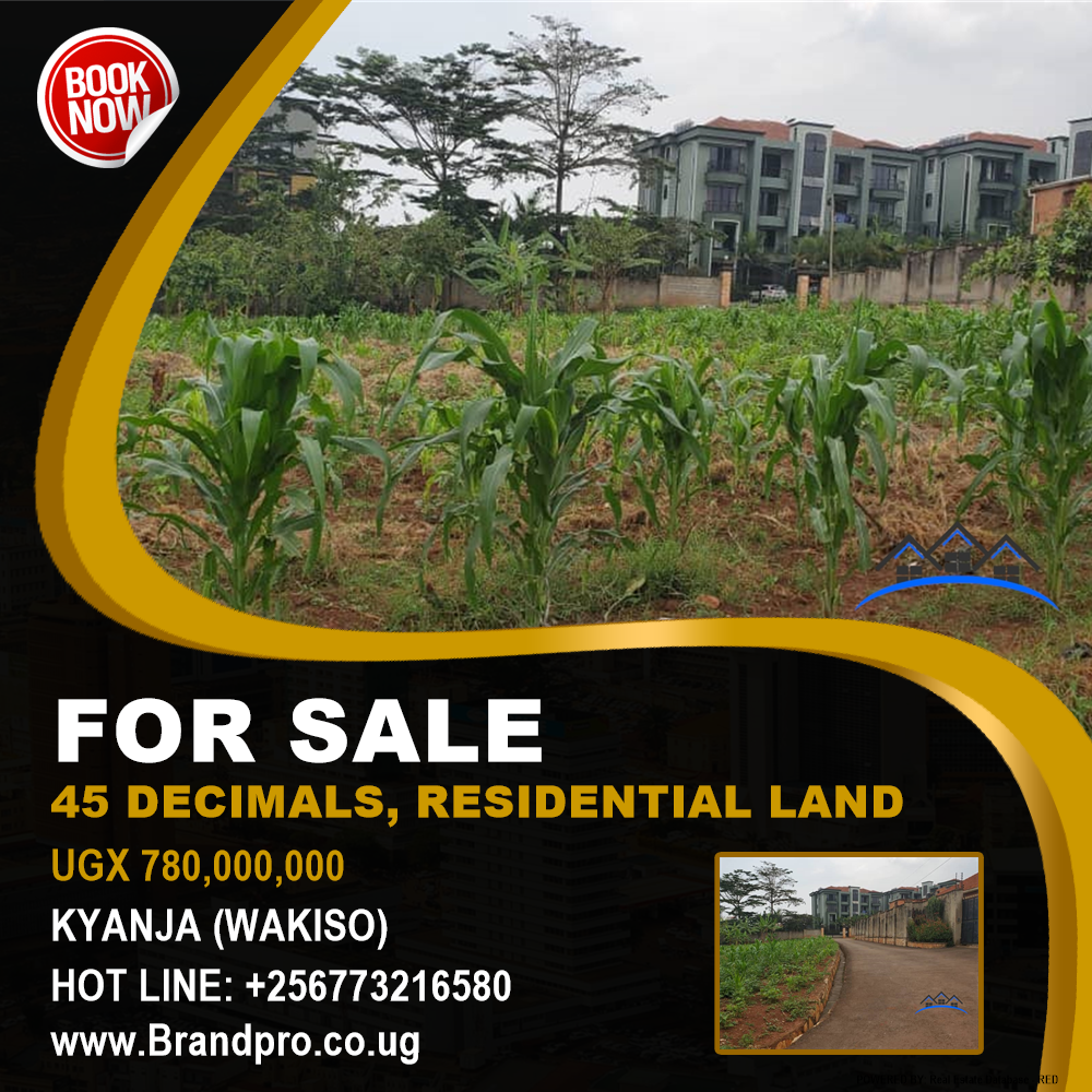 Residential Land  for sale in Kyanja Wakiso Uganda, code: 215537