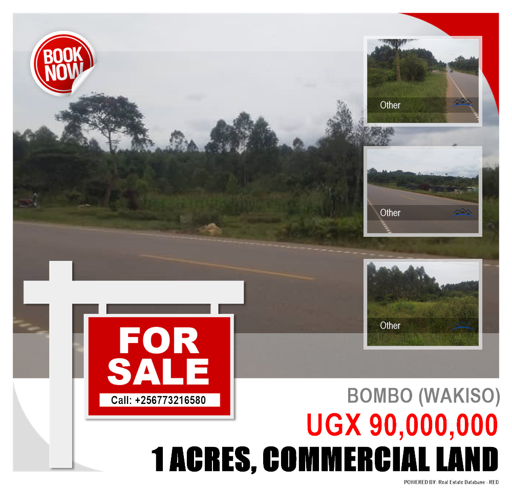 Commercial Land  for sale in Bombo Wakiso Uganda, code: 215562