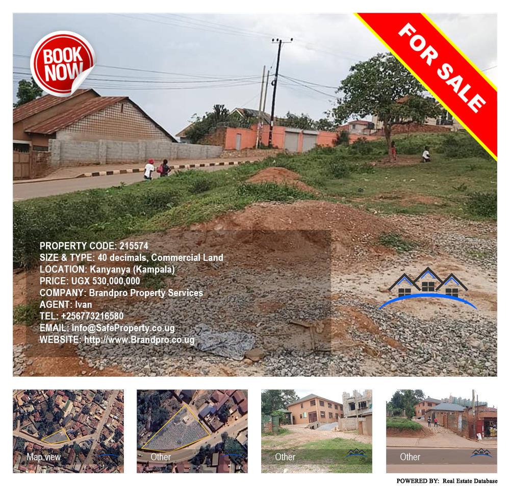 Commercial Land  for sale in Kanyanya Kampala Uganda, code: 215574