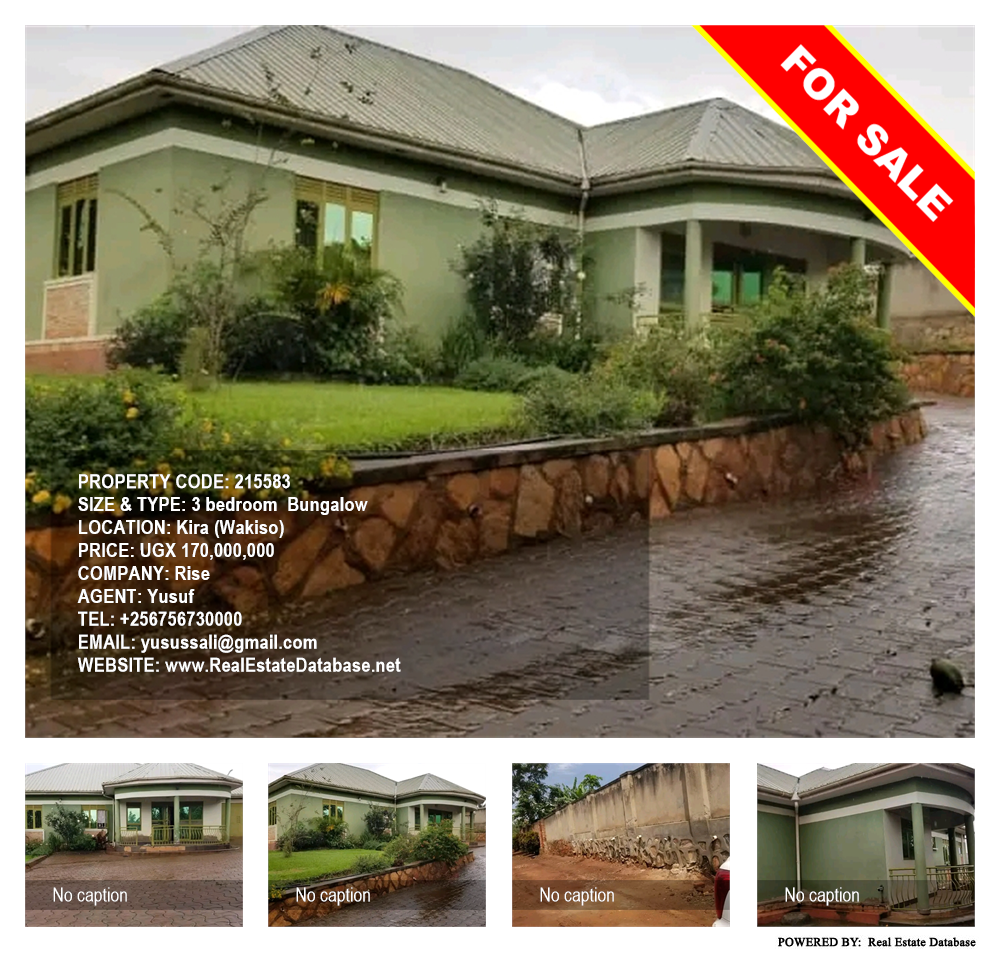 3 bedroom Bungalow  for sale in Kira Wakiso Uganda, code: 215583