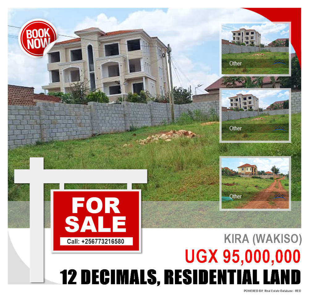 Residential Land  for sale in Kira Wakiso Uganda, code: 215585