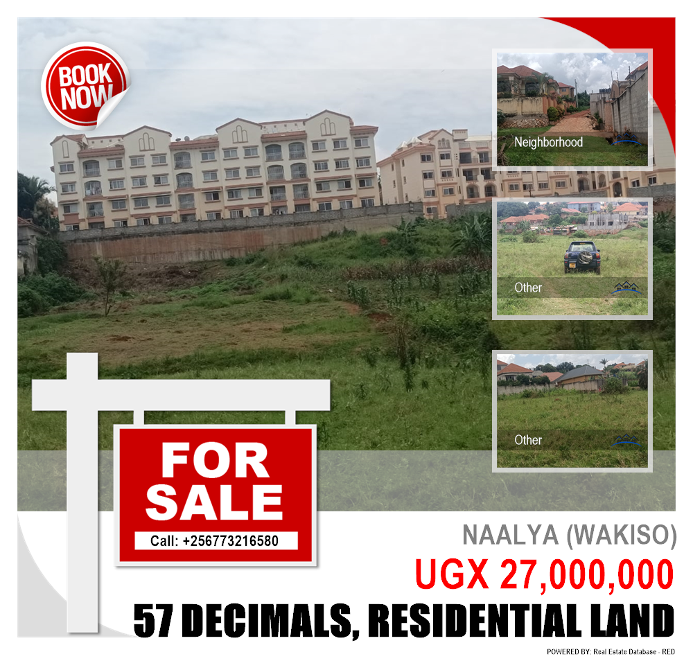 Residential Land  for sale in Naalya Wakiso Uganda, code: 215588