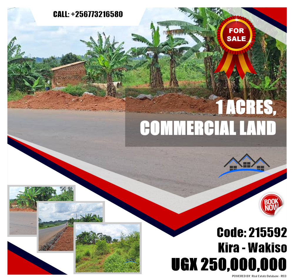 Commercial Land  for sale in Kira Wakiso Uganda, code: 215592