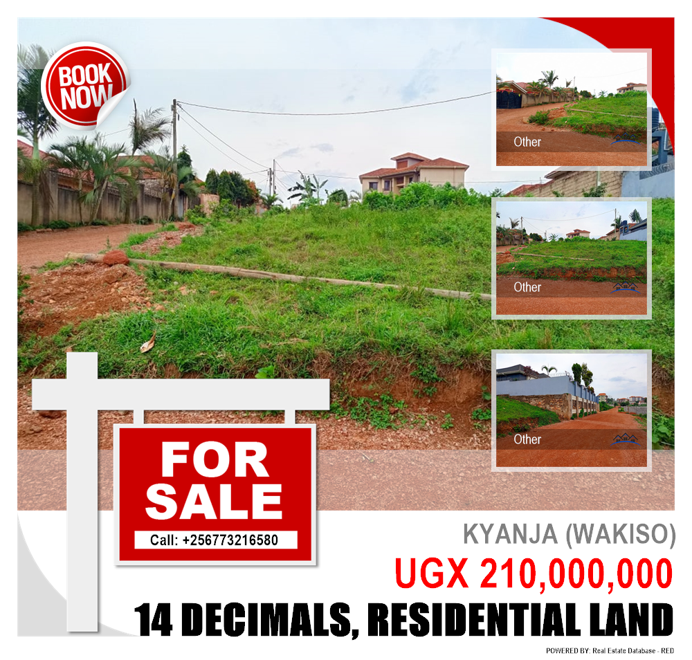 Residential Land  for sale in Kyanja Wakiso Uganda, code: 215611