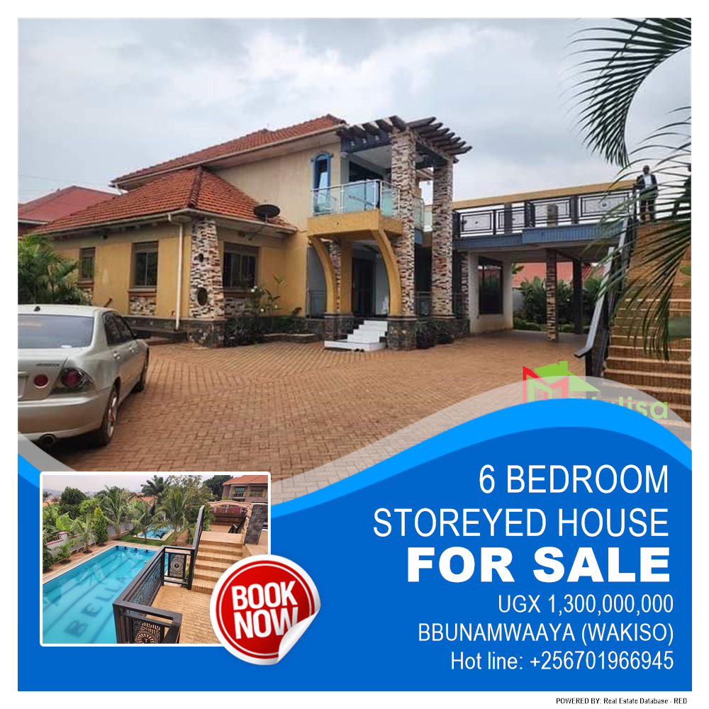 6 bedroom Storeyed house  for sale in Bbunamwaaya Wakiso Uganda, code: 215616