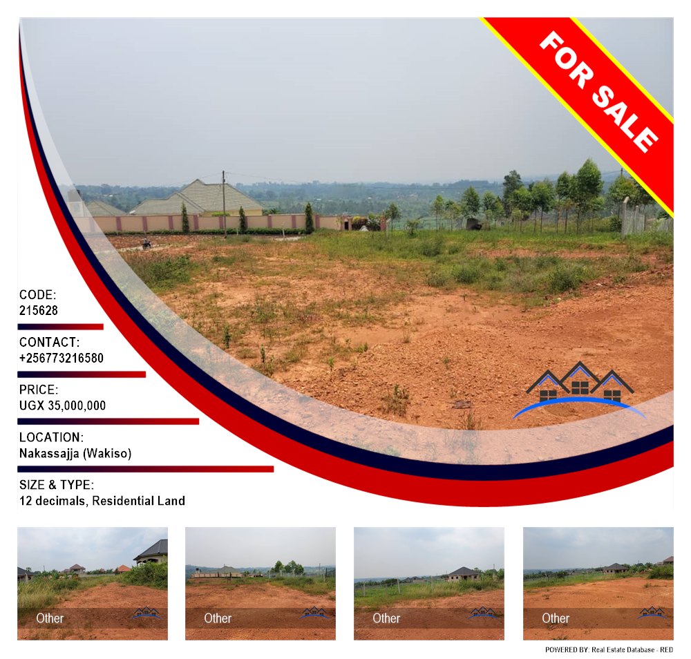 Residential Land  for sale in Nakassajja Wakiso Uganda, code: 215628