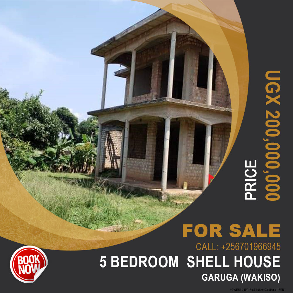 5 bedroom Shell House  for sale in Garuga Wakiso Uganda, code: 215632