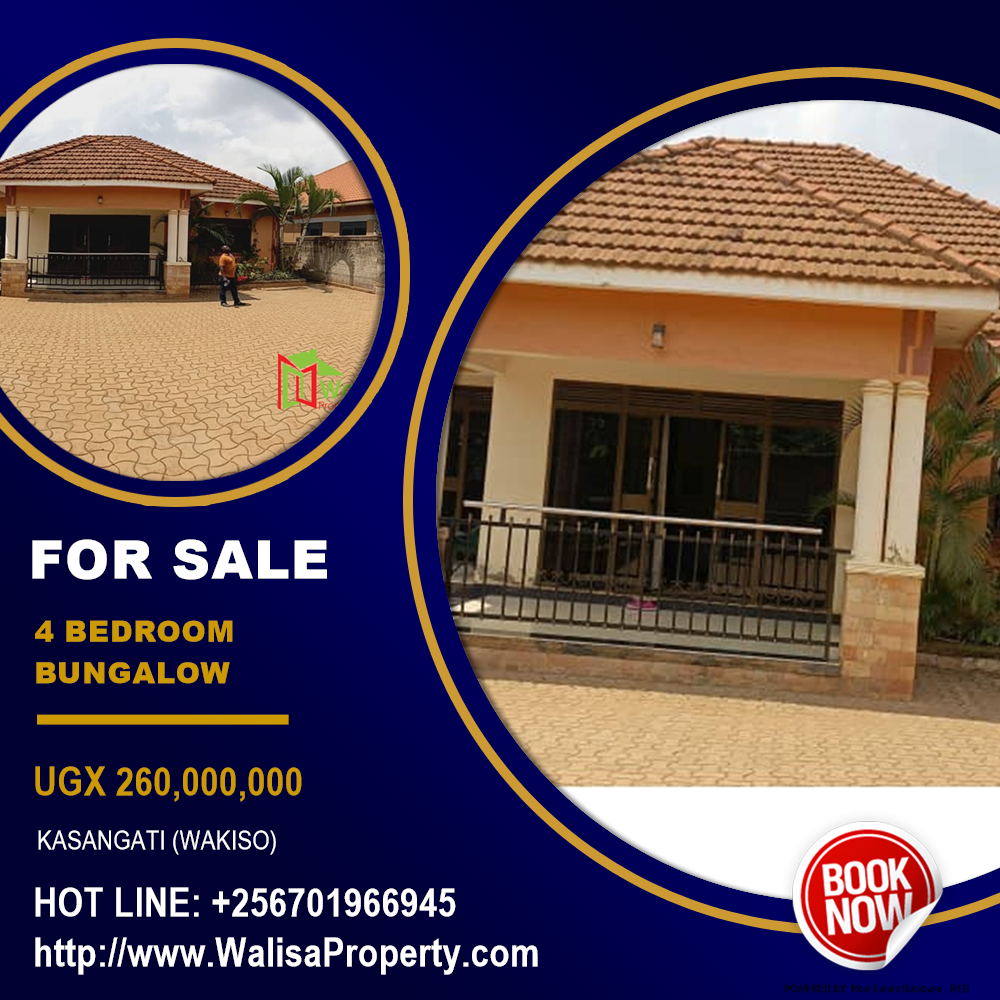 4 bedroom Bungalow  for sale in Kasangati Wakiso Uganda, code: 215641