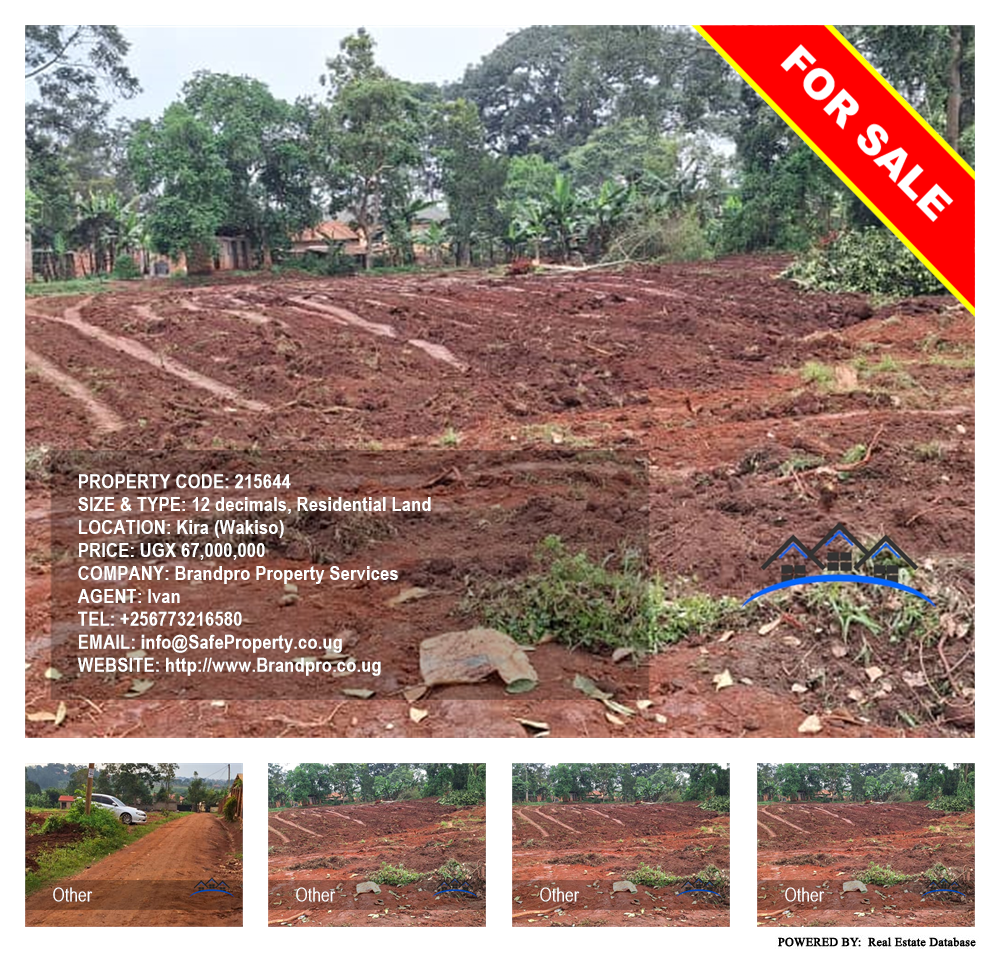 Residential Land  for sale in Kira Wakiso Uganda, code: 215644