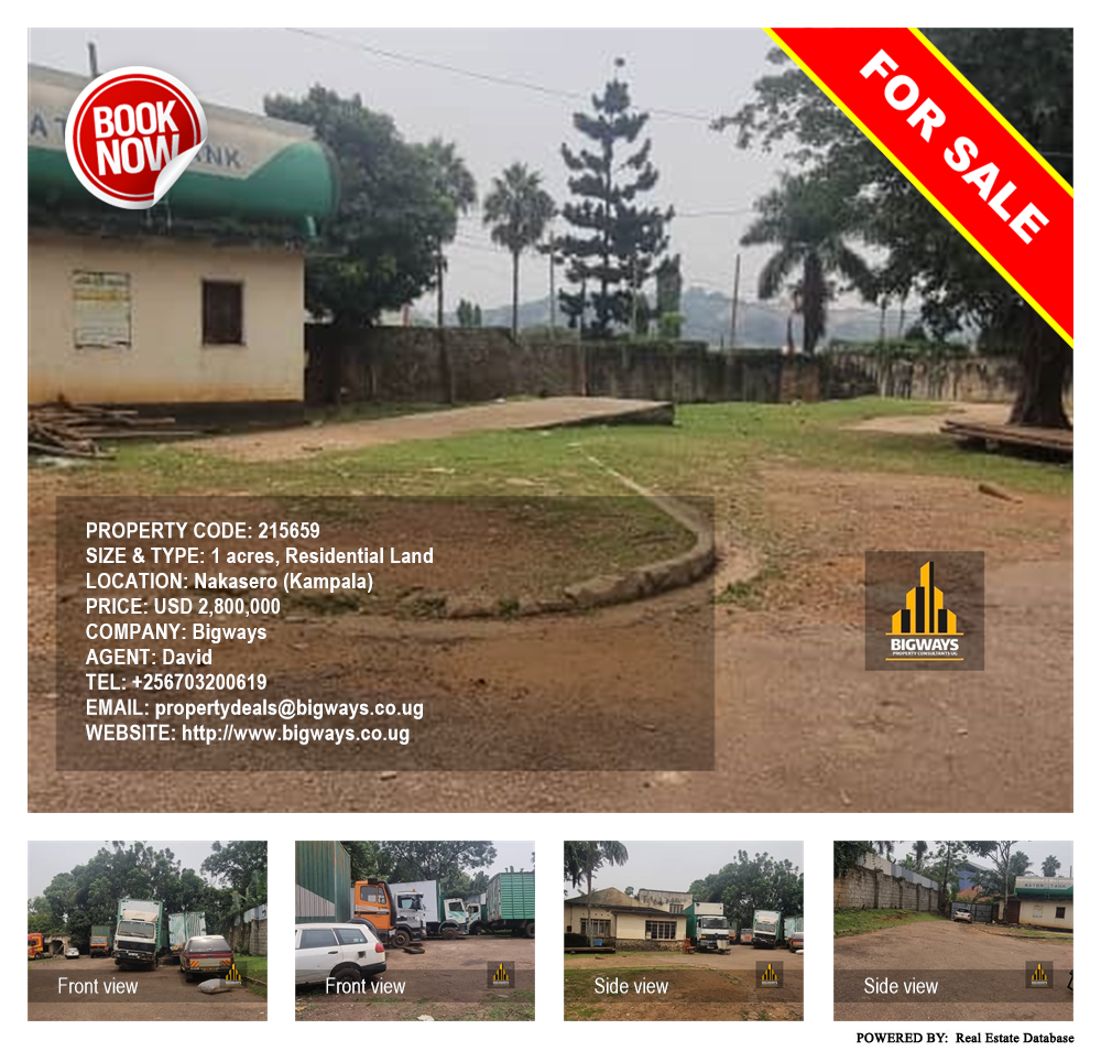 Residential Land  for sale in Nakasero Kampala Uganda, code: 215659