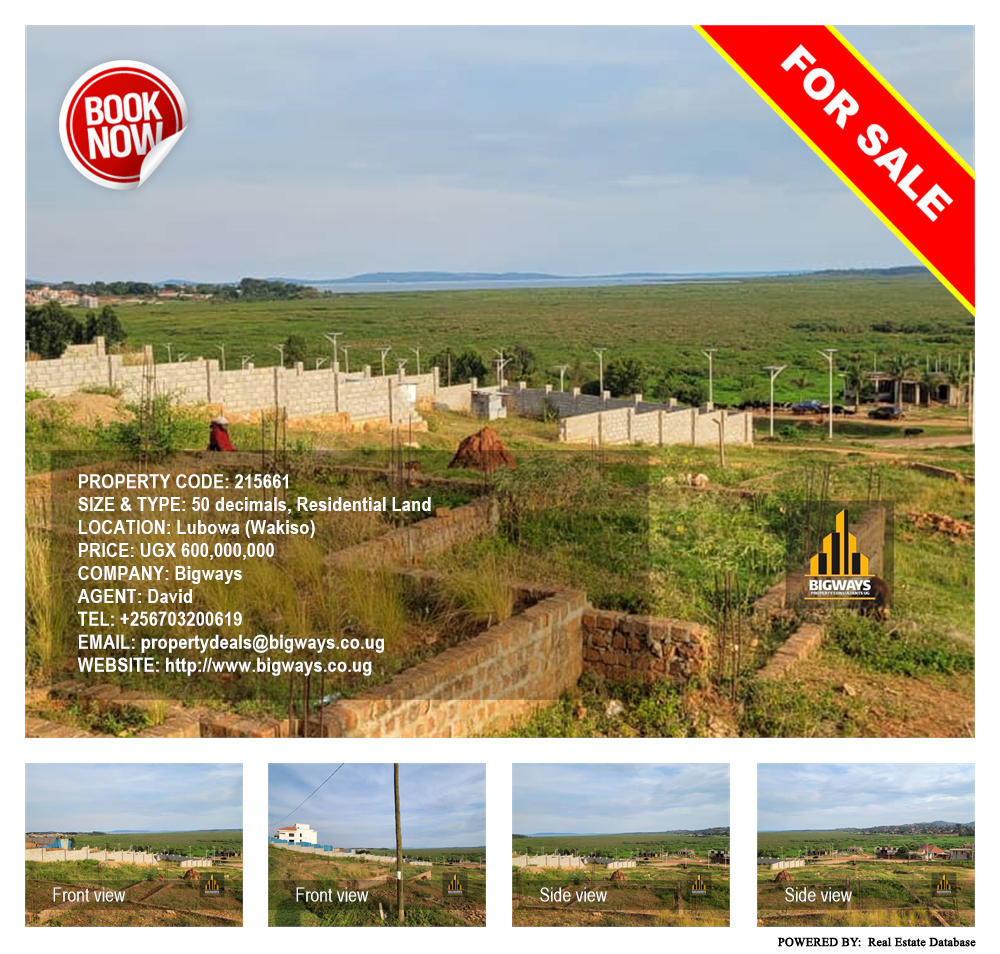 Residential Land  for sale in Lubowa Wakiso Uganda, code: 215661