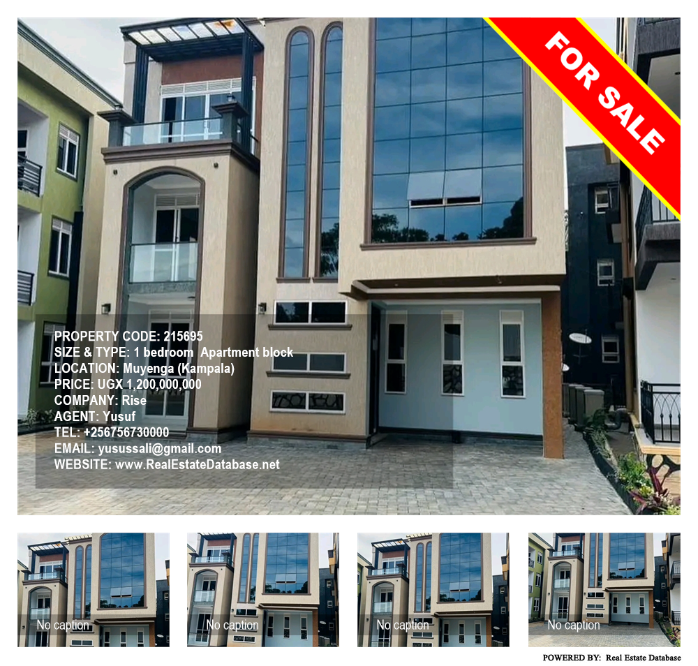 1 bedroom Apartment block  for sale in Muyenga Kampala Uganda, code: 215695