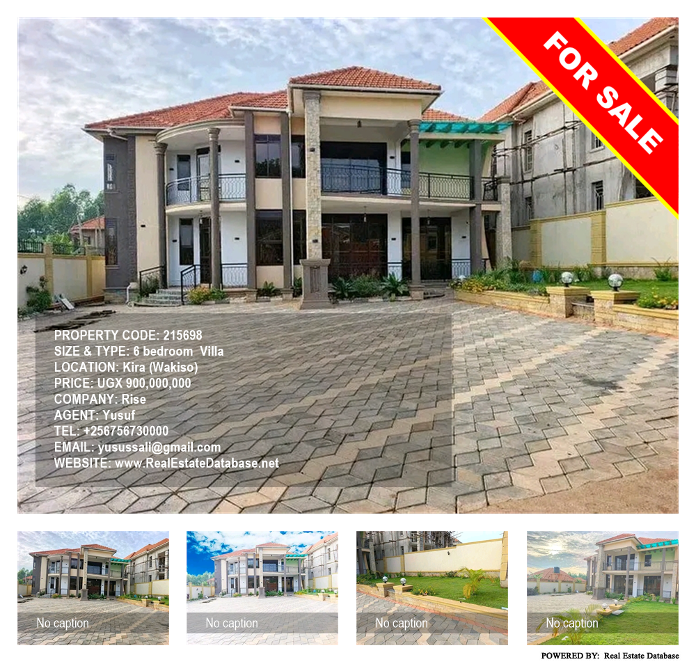 6 bedroom Villa  for sale in Kira Wakiso Uganda, code: 215698